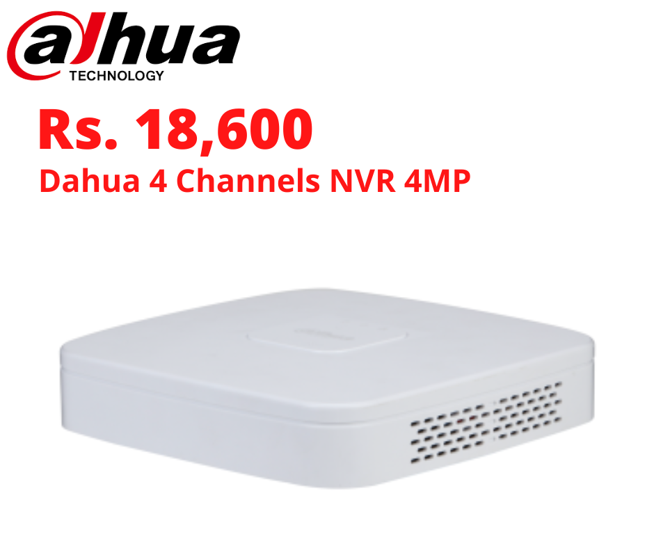 Dahua 4 Channels NVR 4MP