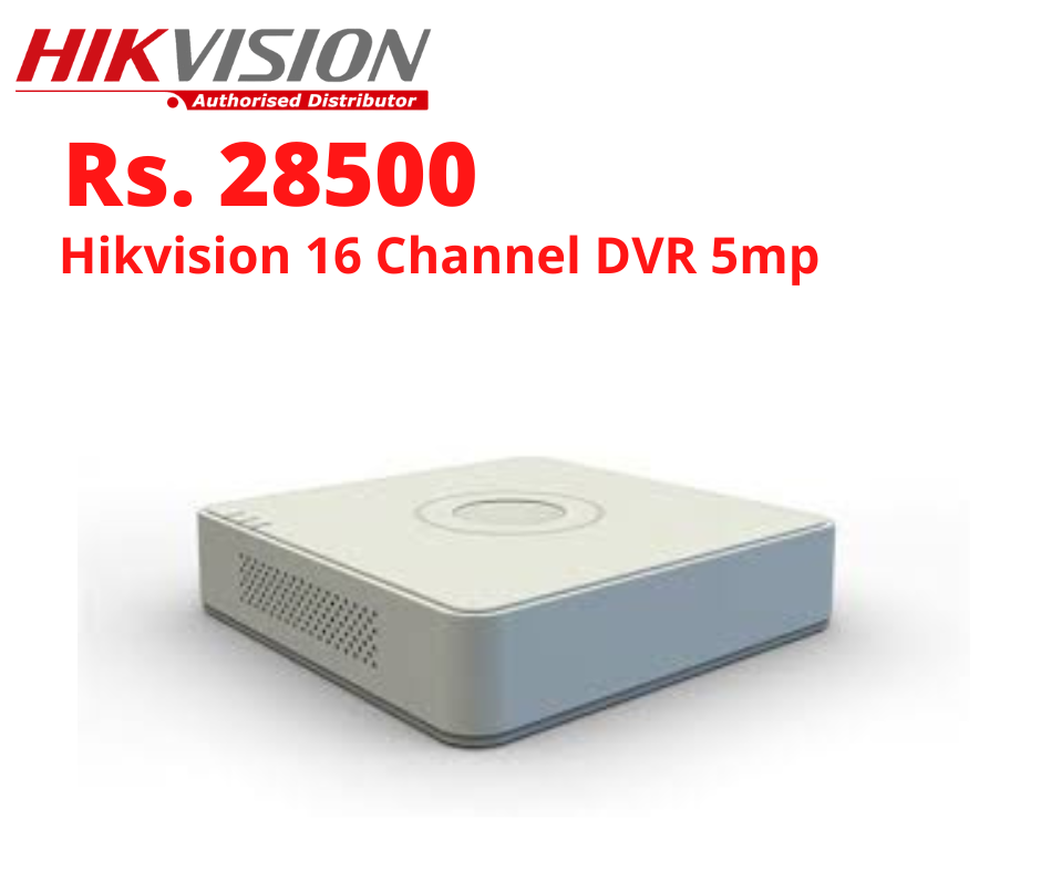 Hikvision 16 Channel DVR 5mp