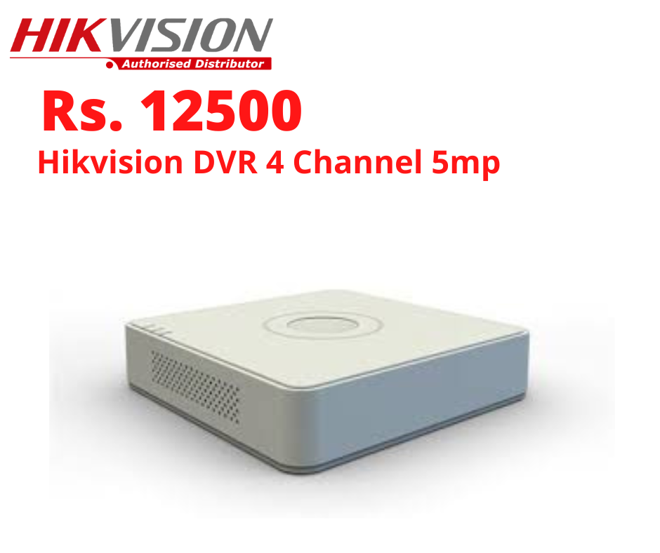 Hikvision DVR 4 Channel 5mp