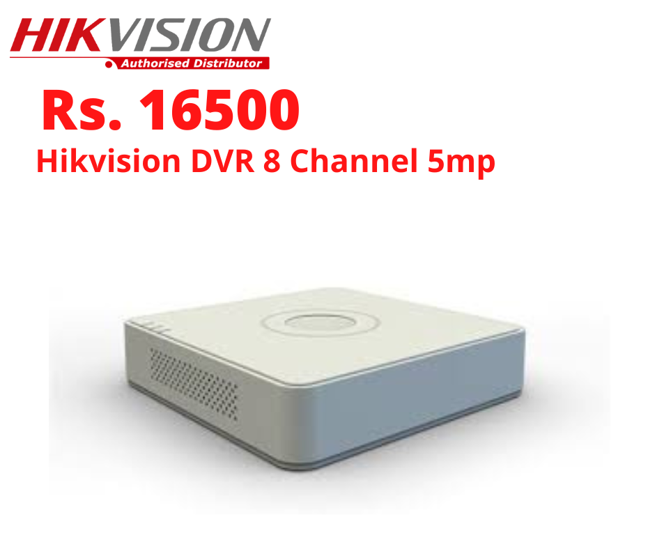 Hikvision DVR 8 Channel 5mp